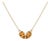 Natural Citrine Handmade Necklace • Twin Stone Gemstone Heart Necklace • November Birthstone Jewelry For Sale