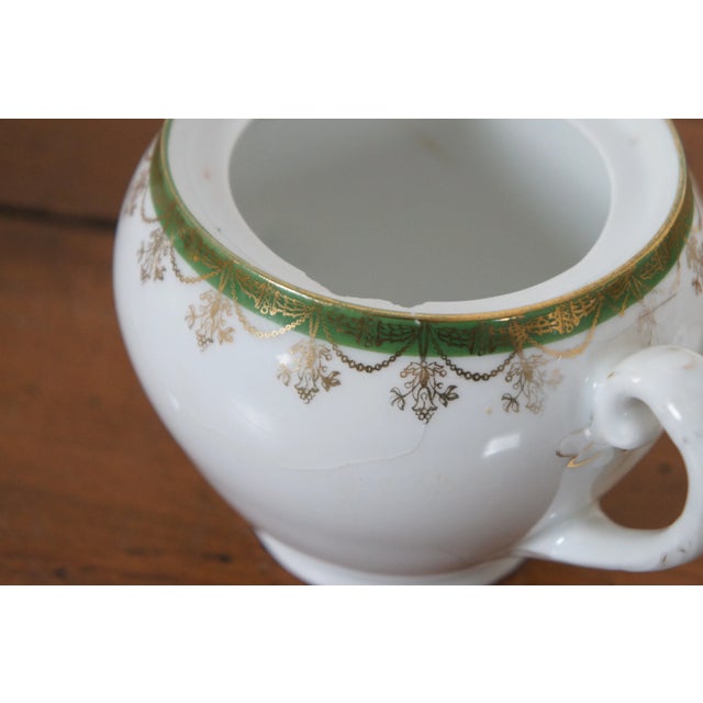 1900 - 1909 Antique Adolf Persch Ap Austria 18 Piece China Demitasse Tea, Coffee, Dessert & Casserole Set For Sale - Image 5 of 12