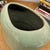 Rustic Asymmetrical Celadon Ceramic Vase with Crackle Glaze For Sale - Image 3 of 11