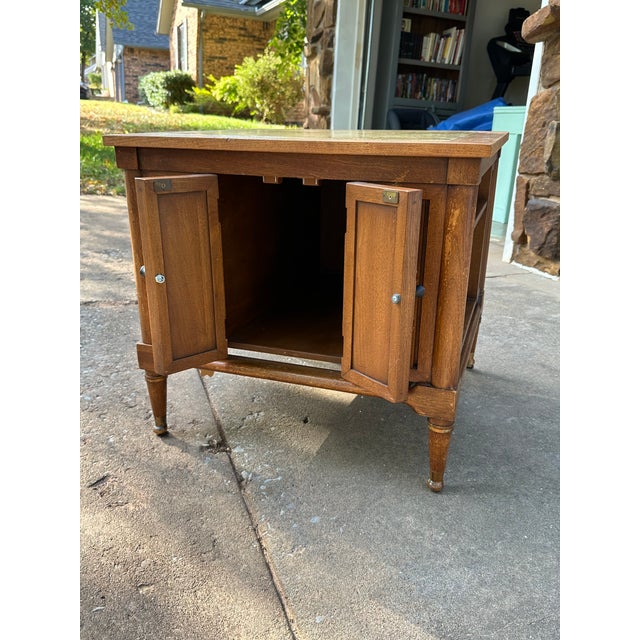 1960s Square Mid-Century Side Table For Sale - Image 4 of 10