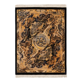 Rug & Kilim’s Modern Classics Rug With Polychromatic Medallion “Lovebird” For Sale