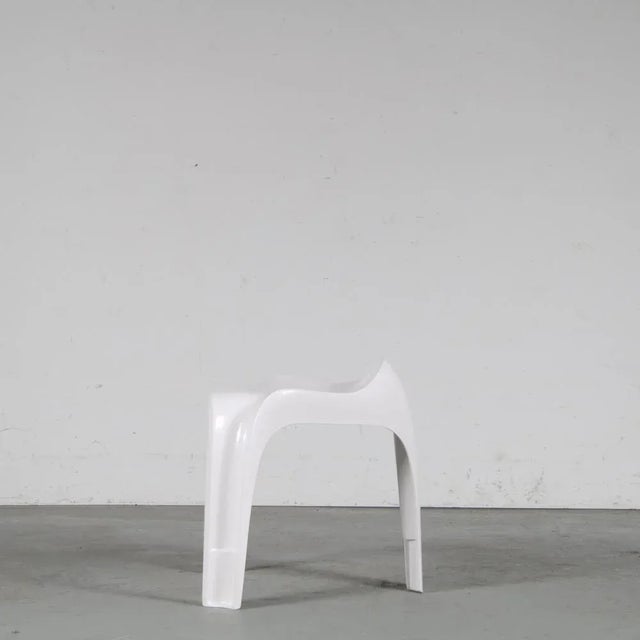German Casalino Stool in White by Alexander Begge for Casala, 2000s For Sale - Image 6 of 11