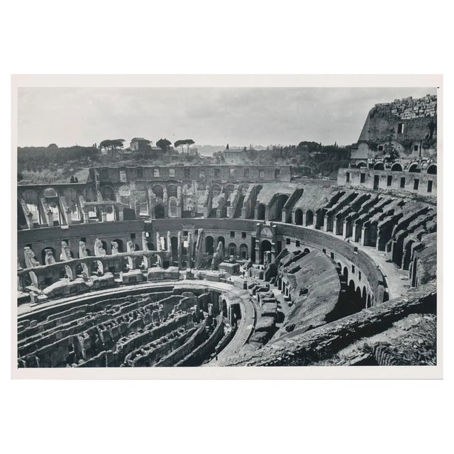 Colloseum, Italy, 1950s, Black & White Photograph For Sale