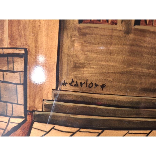 Vintage Bar Cabinet in Parchment by Aldo Tura for Tura, 1950s For Sale - Image 12 of 18