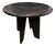 Andrianna Shamaris Mid Century Couture Espresso Stained Table For Sale