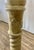 1980s Vintage Blond Painted Spiral Carved Wood Tall Plant Stand For Sale In Los Angeles - Image 6 of 7
