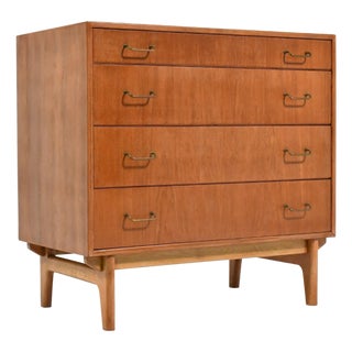 Torben Strandgaard Four-Drawer Danish Teak Dresser For Sale