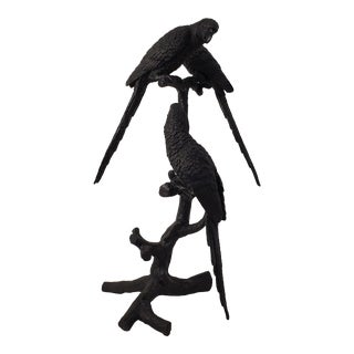 1970 Anodized Bronze Sculpture of Mecaws For Sale