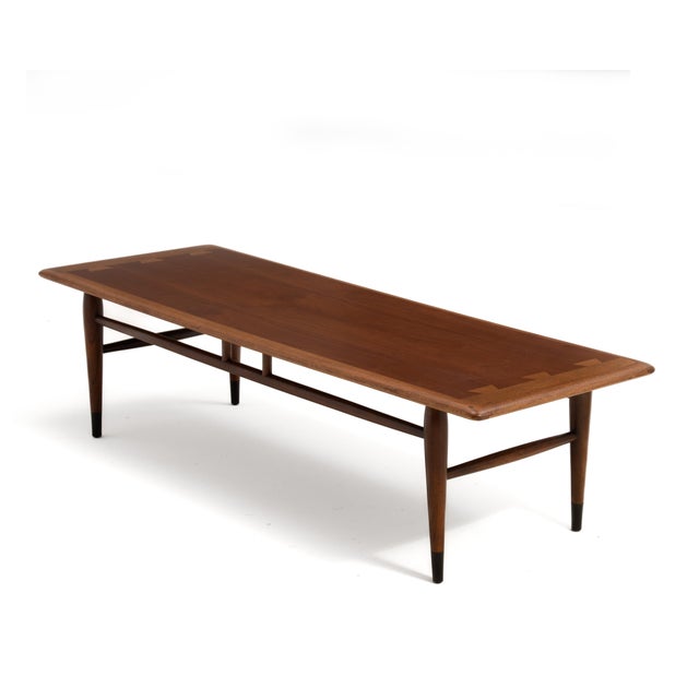 Mid-Century Modern Lane Acclaim Series Mid Century Modern 56" Coffee Table Andre Bus 1960s For Sale - Image 3 of 16