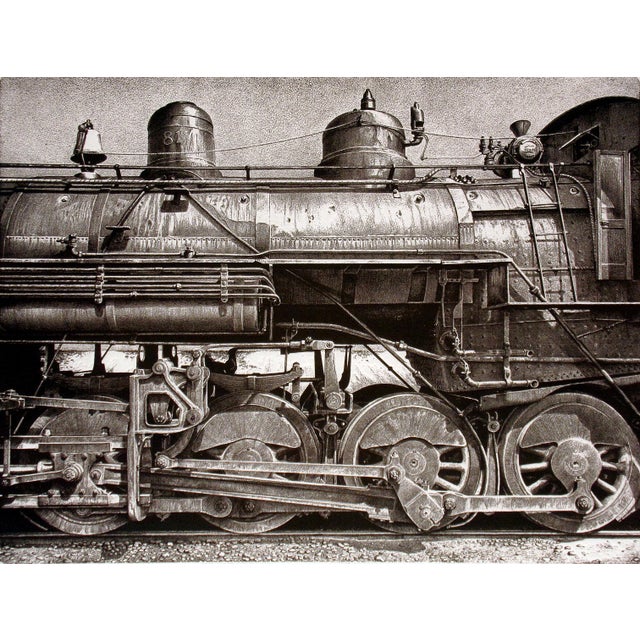Malcolm Childers Nevada Northern Freight 81 Train Hand Signed Etching Framed 1980 Chairish