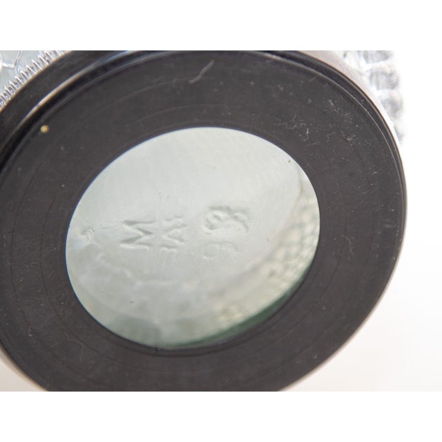 Vintage Classic Soda Siphon Seltzer Glass Bottle With Wire Mesh For Sale - Image 11 of 18