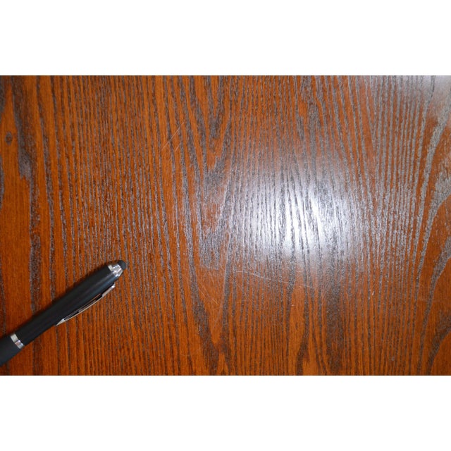 Athol Custom Crafted Solid Oak Childs Dining Table For Sale - Image 9 of 13