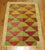 Mid-Century Modern Zabihi Collection Lime Green Red Accent Vintage Turkish 20th Century Shag Rug - 3'2" x 4'4" For Sale - Image 3 of 6
