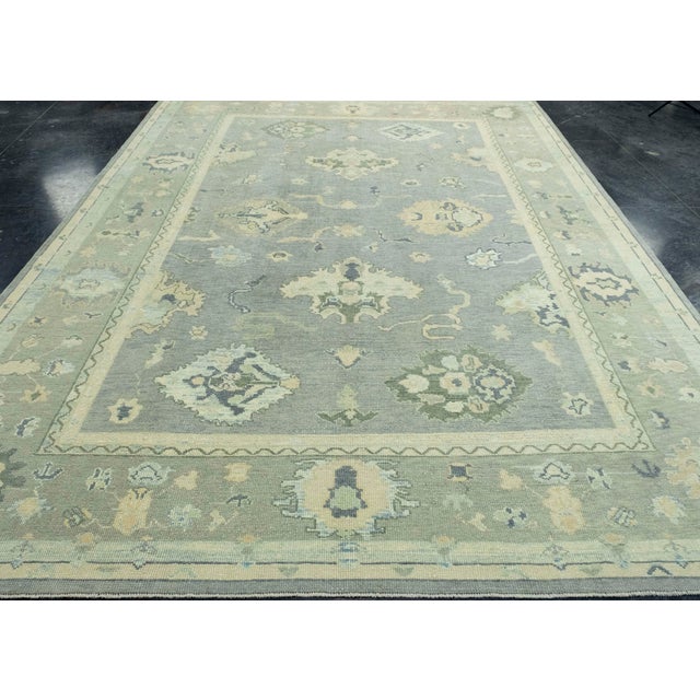 Turkish Oushak Rug 8'9" x 12'3" #18101 Explore a curated collection of hallway runners, wool rugs, and handmade...