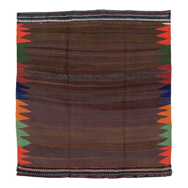 Galerie Shabab Collection Mid-20th Century Persian Flatweave Kilim Rug For Sale