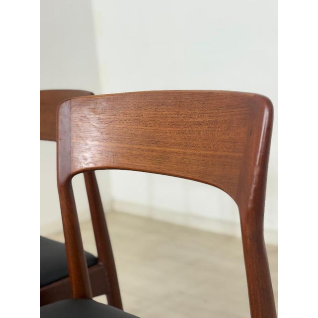 Vintage Chairs in Teak by Henning Kjarnulf, Set of 2 For Sale - Image 6 of 12