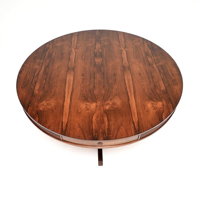 Wood Vintage Drum Dining Table by Robert Heritage for Archie Shine, 1960s For Sale - Image 7 of 12