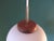 Danish Opaline Glass Suspension Lamp by Bent Karlby for Lyfa, 1950s For Sale - Image 6 of 7