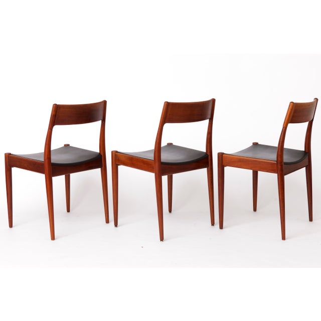 1960s Vintage Danish Teak Dining Chairs by Arne Hovmand-Olsen for Mogens Kold, 1960s, Set of 6 For Sale - Image 5 of 10