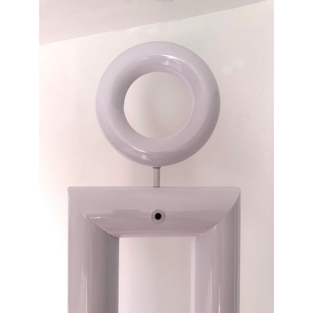 Mid-Century Modern Pair of Metal Floor Lamps Boy and Girl by Remo Buti for Neofos. Italy, 1980s For Sale - Image 3 of 12