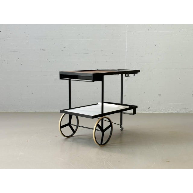Serving Trolley by Cees Braakman for Pastoe, Netherlands, 1950s For Sale - Image 6 of 16