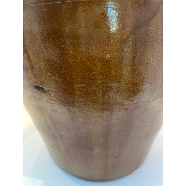 Large 19th-Century Two-Tone Salt-Glazed Stoneware Jug For Sale - Image 6 of 12