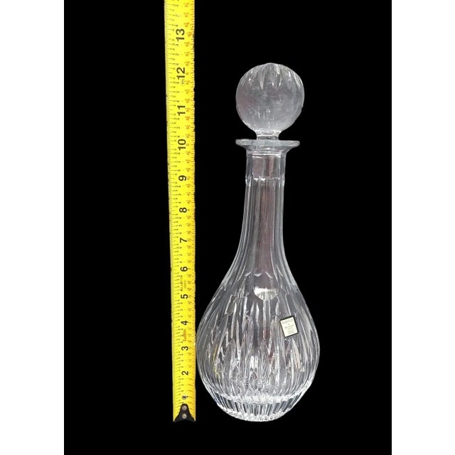 Waterford Crystal Late 20th Century Marquis by Waterford Clear Crystal Barcelona Decanter For Sale - Image 4 of 10