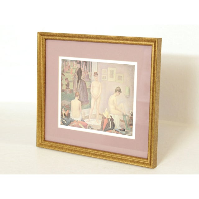 Traditional Georges Seurat 'Models' Custom Framed Fine Art Print For Sale - Image 3 of 12