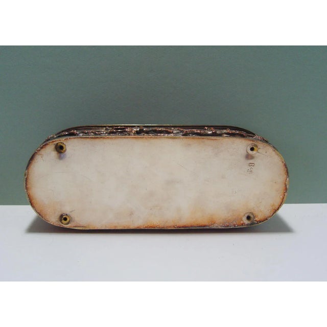 Antique French Silver Plate Horse Racing Jewelry Box For Sale In Seattle - Image 6 of 6