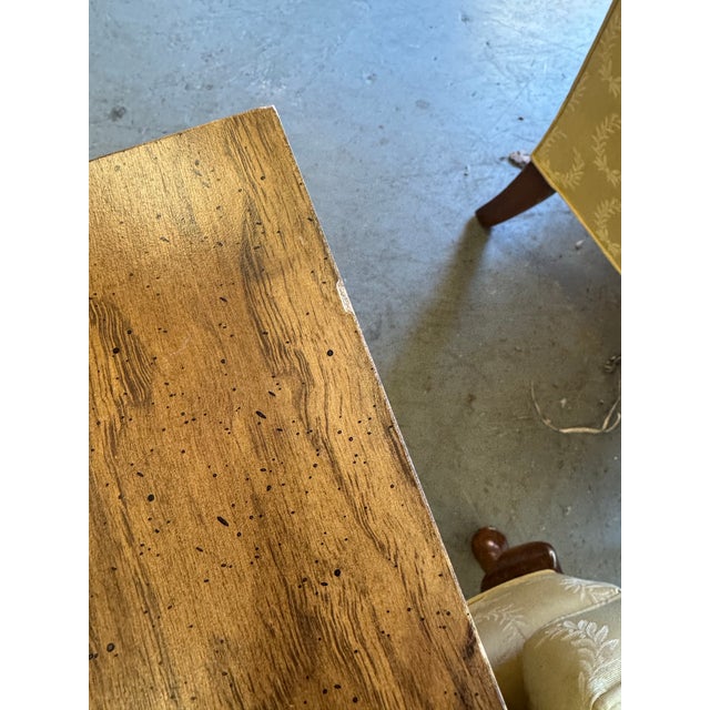 Mid-Century Modern Walnut 60" Dining Table W 1 Extension For Sale - Image 11 of 12
