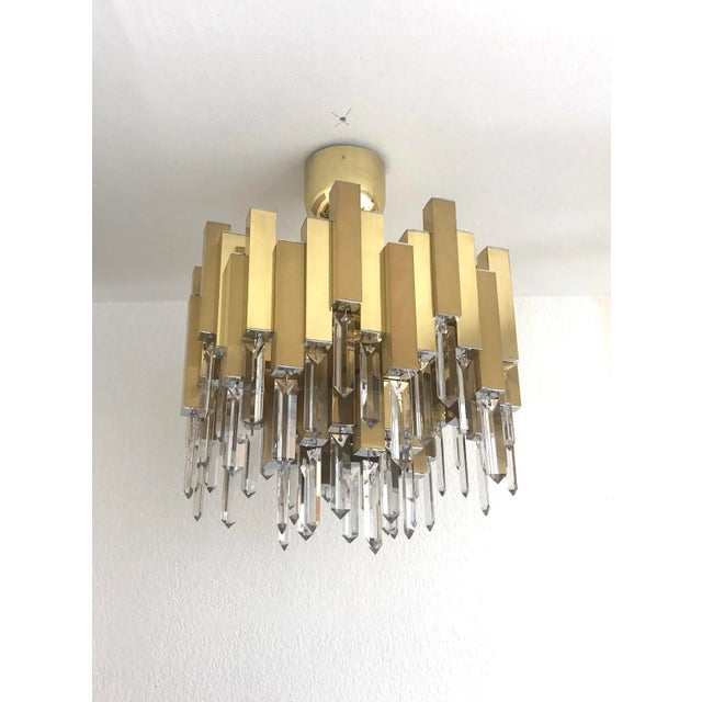 1970s Large Chandelier from Lumica, 1970s For Sale - Image 5 of 13