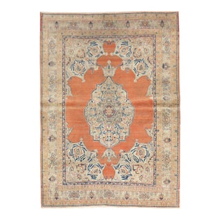 19th Century Persian Hadji Jali Li Tabriz Rug - 4'1" x 5'10" For Sale