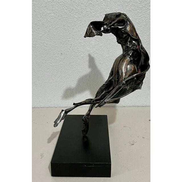 Judith Brown, Abstract Expressionist Figurative Dancer Welded Metal Sculpture Judith Brown, c.1960's For Sale - Image 10 of 14
