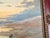 Signed 1920 Antique Maritime Sailboat Oil Painting in Ornate Painted Frame For Sale - Image 9 of 18