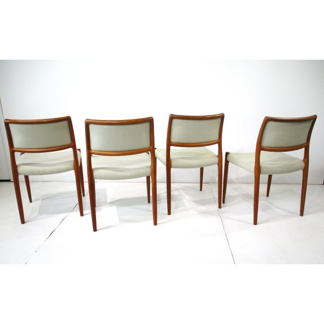 Niels O. Moller Teak Upholstered Dining Chairs by j.l. Moller Denmark For Sale - Image 12 of 15