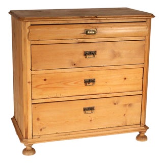 Continental Country Pine Chest of Drawers For Sale
