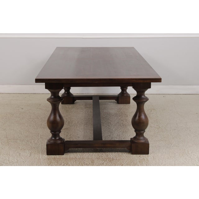 Traditional Restoration Hardware Large Farm Dining Room Table For Sale - Image 3 of 14