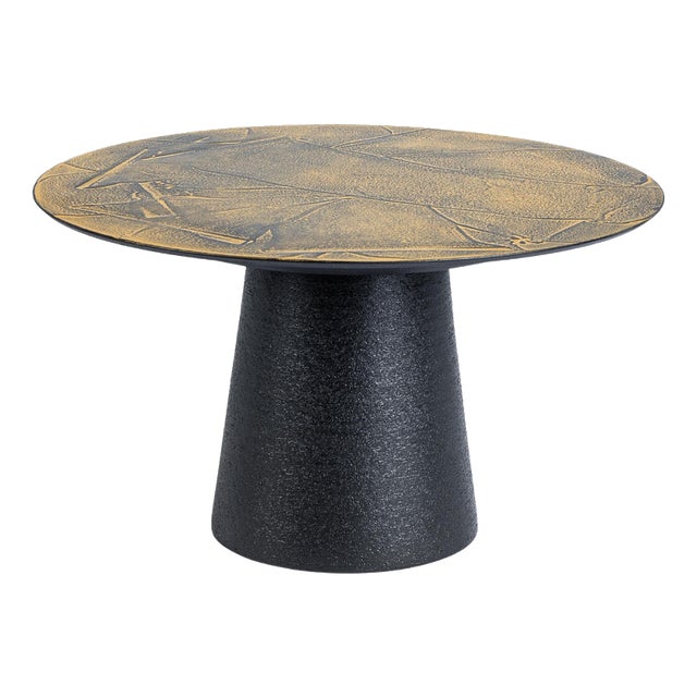 Spatolato Gold Leaf Mushroom 500 Coffee Table by Disain1971 For Sale