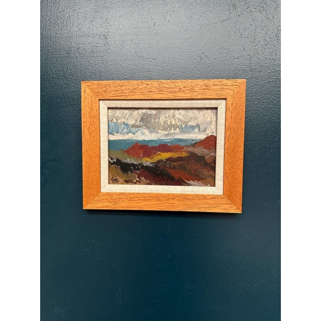 Göran Brunius, Landscape, 1960s, Oil on Panel, Framed For Sale - Image 15 of 18