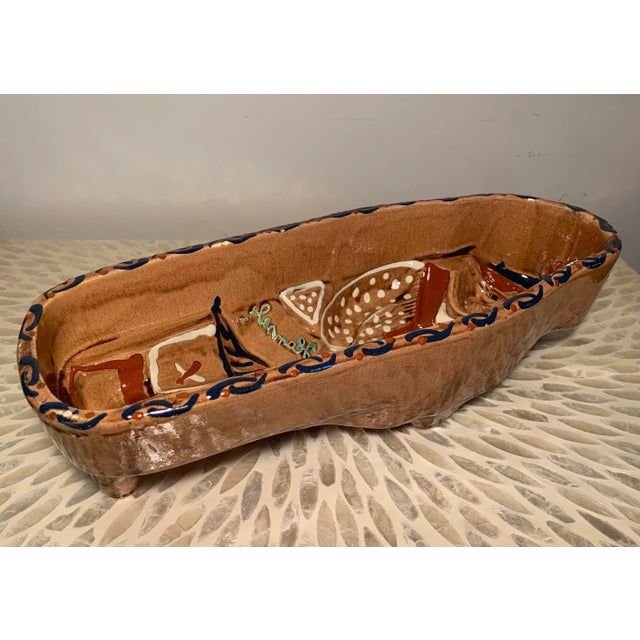 Vintage Alsace France Terra Cotta Pottery “Hansel” Food Mold For Sale - Image 4 of 10