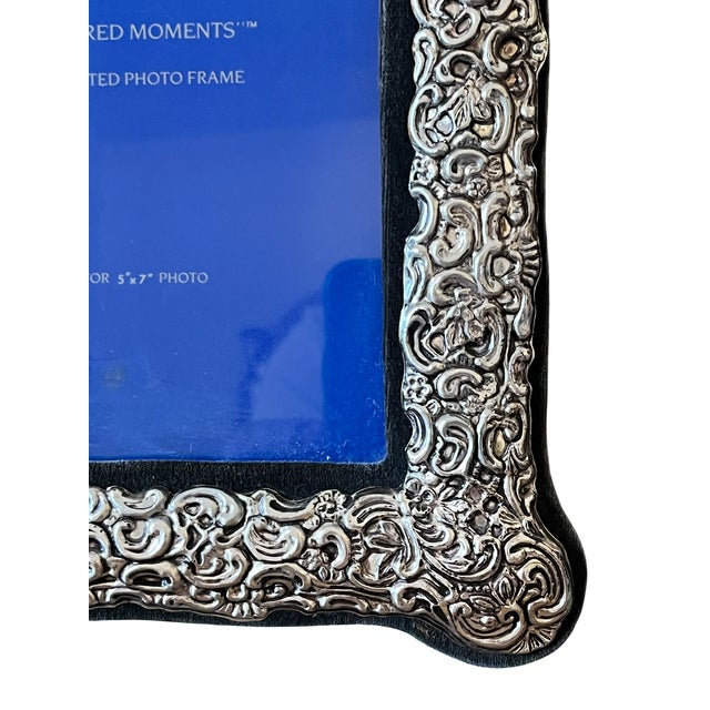 Large Vintage Godinger Silverplated Rococo Picture Frame 10.75" Tall for 5" × 7" Photo For Sale In Jacksonville, FL - Image 6 of 10