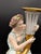 Ceramic 1860s Staffordshire England Sutherland & Sons Two Figurines Candlesticks 8.5" For Sale - Image 7 of 10