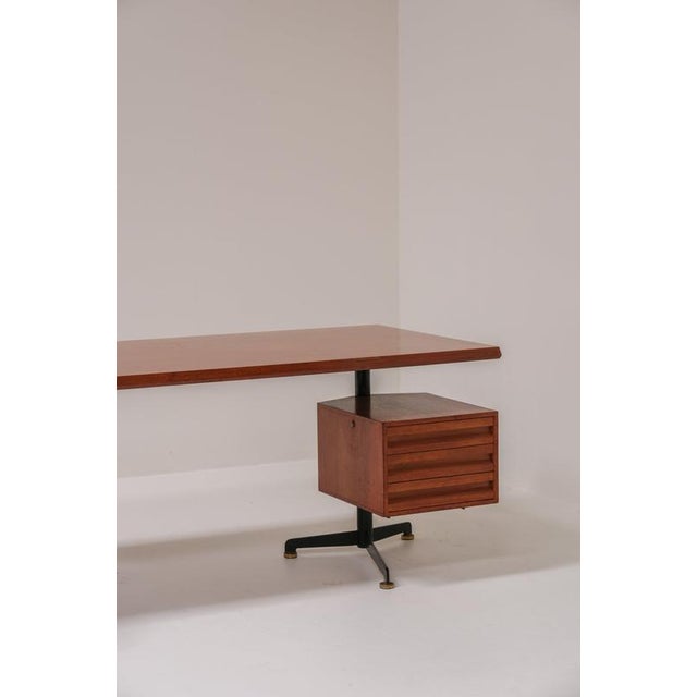 T95 Executive Desk by Osvaldo Borsani for Tecno, Italy, 1956 For Sale - Image 14 of 15