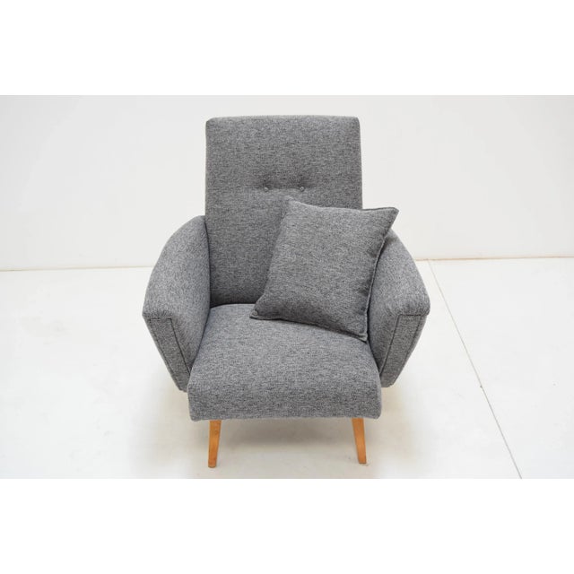 Mid-Century Czechoslovakian Armchair, 1960s For Sale - Image 8 of 10