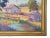 Silvio Silvestri, Listed Artist (1948-2018) Grass Valley Farm With Pond Landscape Painting Including the Ornate Antique Gold Frame For Sale - Image 4 of 11