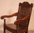 Brown Early 17th Century Charles I Joined Oak Armchair For Sale - Image 8 of 15