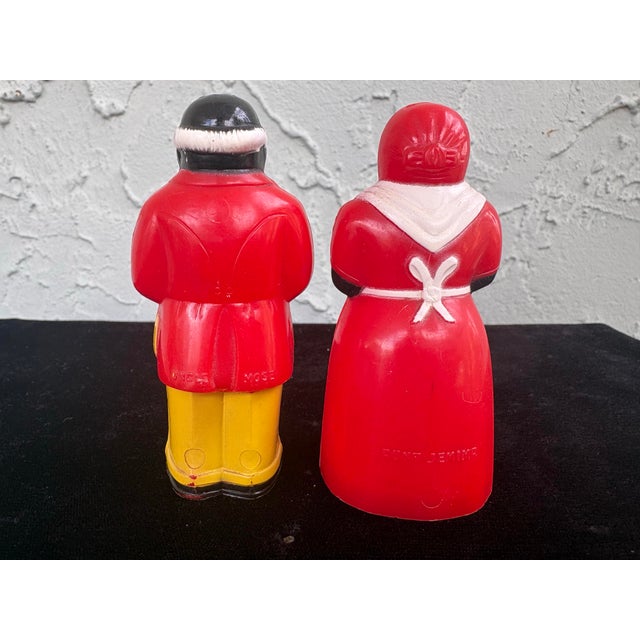 Vintage 1950s F&f Mold & Die Works Aunt Jemima & Uncle Mose Salt & Pepper Shakers – Usa For Sale - Image 4 of 11