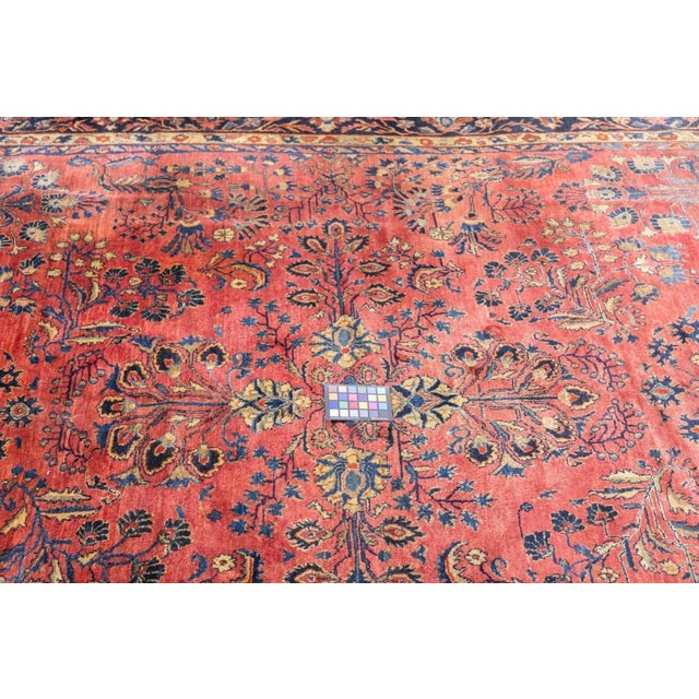 The scatter and room size pieces made in the Arak/Sultanabad area, between 1880 and 1910, with firm and leathery well-...