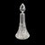 1910s Pair of Small Antique Scent Bottles, English, Perfume Decanter, Silver Collar For Sale - Image 5 of 12