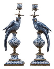 Example of Art Nouveau Candle Holders